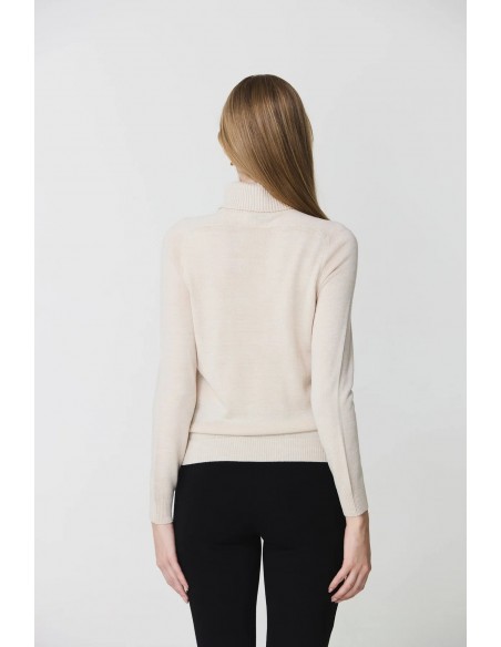 Jersey Escorpion cuello cisne arena (vista posterior)