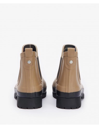 Barbour Mallow Chelsea Welly - Arena y Negro (vista posterior)