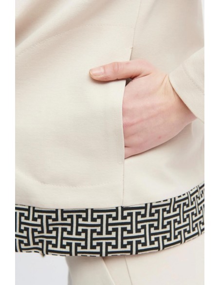 Chaqueta "Tuscana" Beige - Tinta y Bariloche Chaqueta "Tuscana" Beige - Tinta y Bariloche