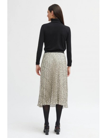 Falda "Suni" Natural - Tinta y Bariloche (vista posterior)