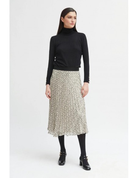 Falda "Suni" Natural - Tinta y Bariloche