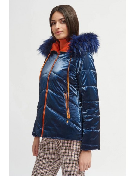 Parka "Melina" Azul Noche - Tinta y Bariloche Parka "Melina" Azul Noche - Tinta y Bariloche