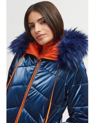 Parka "Melina" Azul Noche - Tinta y Bariloche 2