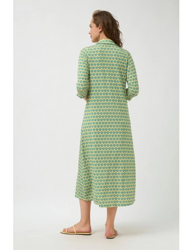 Vestido Reiko Verde - vista posterior