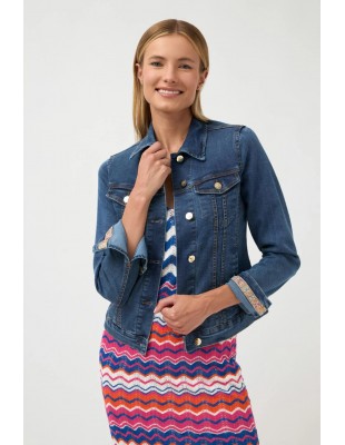 Chaqueta Cartagena Azul – Cazadora vaquera entallada