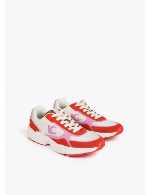 Zapatillas deportivas Lola Casademunt con detalle animal print