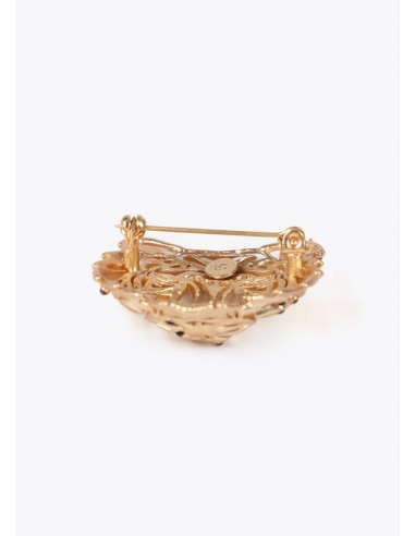 Broche cabeza de tigre dorado de Lola Casademunt