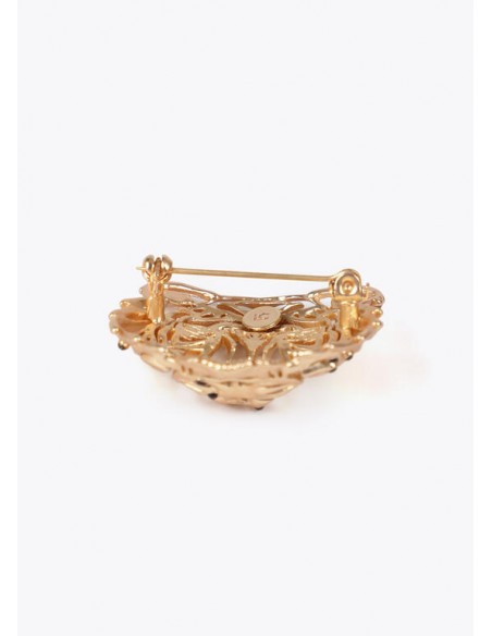 Broche cabeza de tigre dorado de Lola Casademunt Broche cabeza de tigre dorado de Lola Casademunt