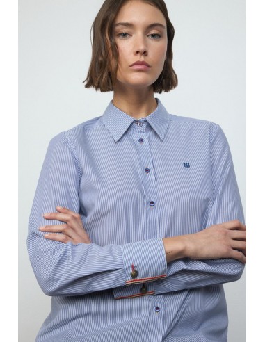 Camisa Caesada Azul Medio de Tinta y Bariloche