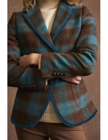 Chaqueta Etrusca de cuadros – Tinta y Bariloche