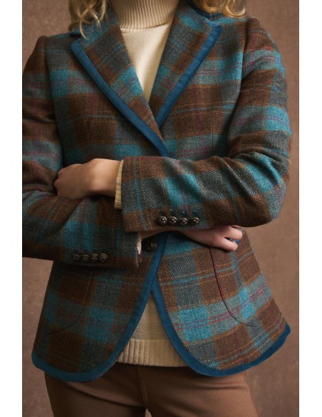 Chaqueta Etrusca de cuadros – Tinta y Bariloche Chaqueta Etrusca de cuadros – Tinta y Bariloche