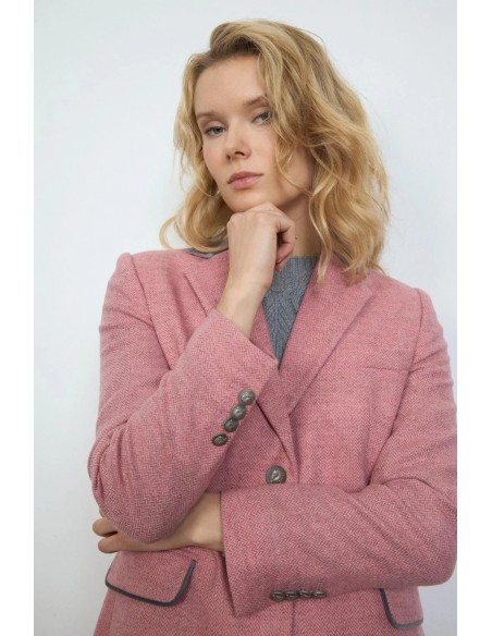 Americana larga Salpensa de espiga rosa – Tinta y Bariloche Americana larga Salpensa de espiga rosa – Tinta y Bariloche