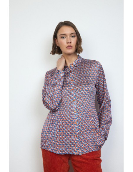 Camisa estampada Platería – Tinta y Bariloche