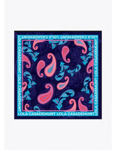 Pañuelo paisley azul – Lola Casademunt