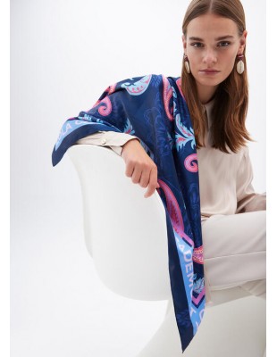 Pañuelo paisley azul – Lola Casademunt
