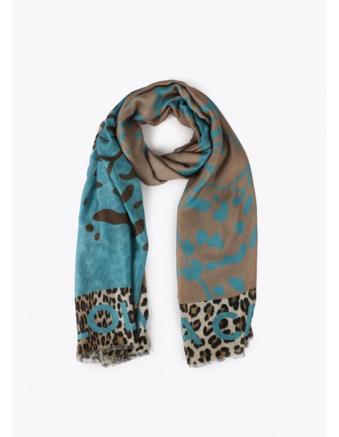 Fular estampado cara de tigre doble invertida de Lola Casademunt - fular enredado