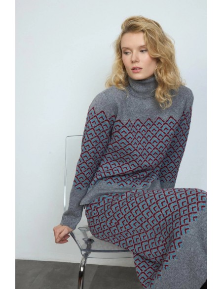 Falda Caepionis gris medio de Tinta & Bariloche