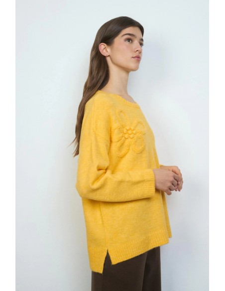 Jersey "Barbara" amarillo de Tinta & Bariloche