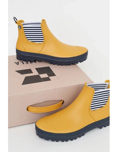Botas impermeables mujer tipo Chelsea - Batela en amarillo