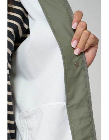 Chubasquero impermeable mujer con capucha - Batela - verde