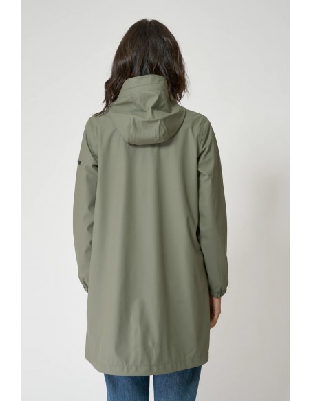 Chubasquero impermeable mujer con capucha - Batela - verde