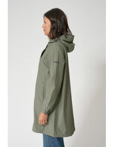 Chubasquero impermeable mujer con capucha - Batela - verde