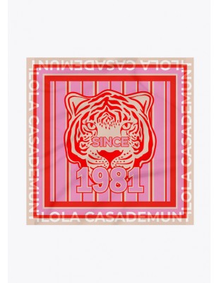 Pañuelo Lola Casademunt Estampado Tigre 1981