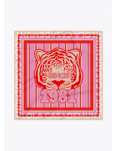 Pañuelo Lola Casademunt Estampado Tigre 1981