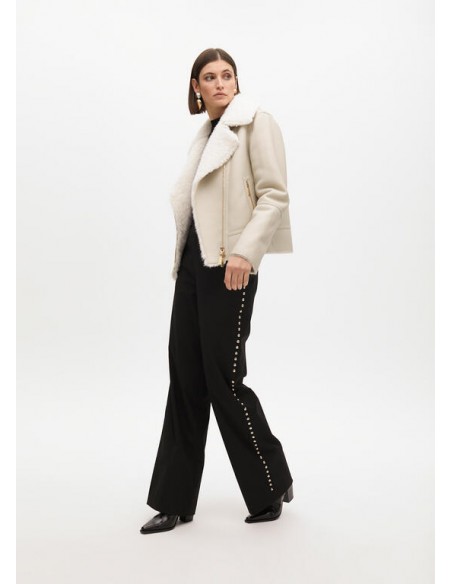 Biker Reversible Lola Casademunt Double Face con Borreguito