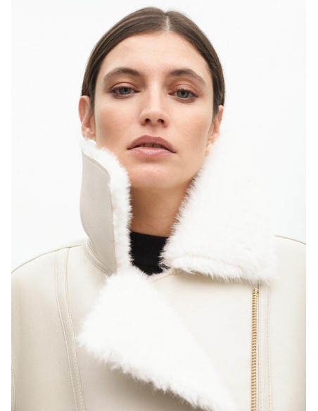 Biker Reversible Lola Casademunt Double Face con Borreguito