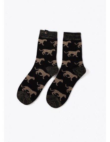 Pack de 2 Pares de Calcetines Estampado Leopardo – Lola Casademunt