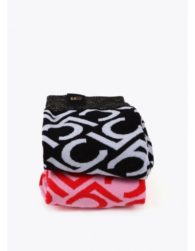 Pack de 2 pares de calcetines logotipados Lola Casademunt