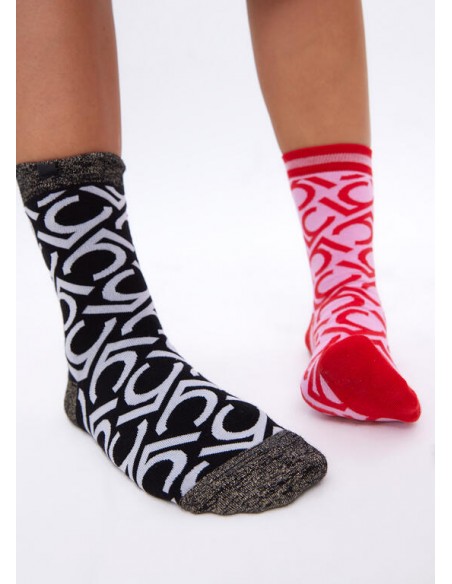 Pack de 2 pares de calcetines logotipados Lola Casademunt