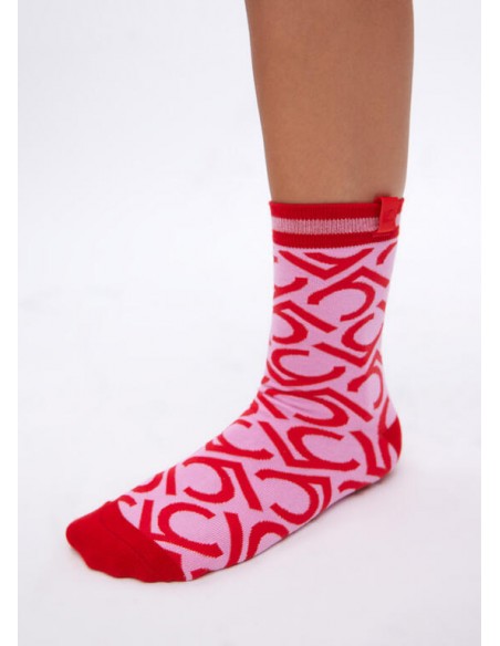 Pack de 2 pares de calcetines logotipados Lola Casademunt