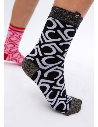 Pack de 2 pares de calcetines logotipados Lola Casademunt