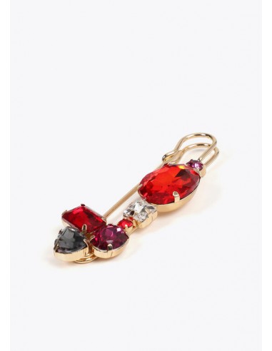 Broche dorado con cristales combinados Lola Casademunt