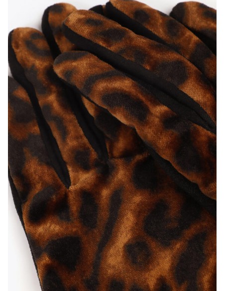 Guante efecto piel con pulsera logo ovalado - Lola Casademunt