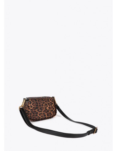 Bandolera animal print con logo LC - Lola Casademunt
