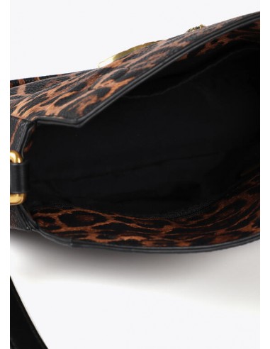 Bandolera animal print con logo LC - Lola Casademunt