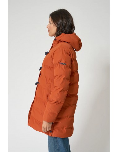 Parka acolchada impermeable con capucha Batela C3096 para mujer - Color caldero