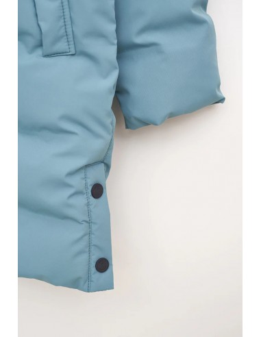 Parka acolchada impermeable con capucha Batela C3096 para mujer - color celeste