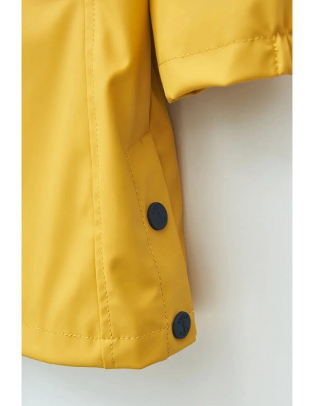 Chubasquero impermeable largo con forro de algodón – Batela - color amarillo