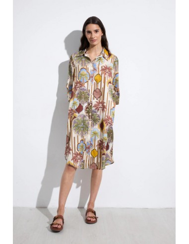 Vestido Foncea Estampado Tropical – Tinta y...