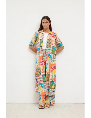 Vestido Begoña Estampado Multicolor – Tinta y Bariloche