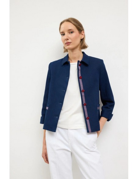 Americana Sal Azul Marino – Tinta y Bariloche