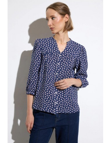 Camisa Tulipero Azul Marino – Tinta y Bariloche