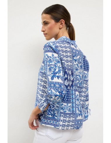 Camisa Selva Azul – Tinta y Bariloche - vista posterior