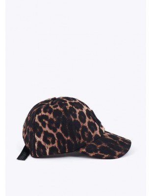 Gorra Leopardo con Logo – Lola Casademunt - Vista frontal 2