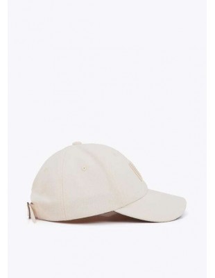 Gorra Beige con Logo Bordado LC – Lola Casademunt - vista frontal 2