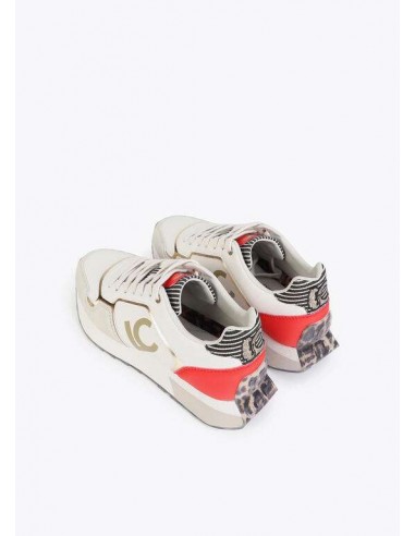 Zapatillas con Plataforma Tricolor y Logo LC – Lola Casademunt - vista posterior